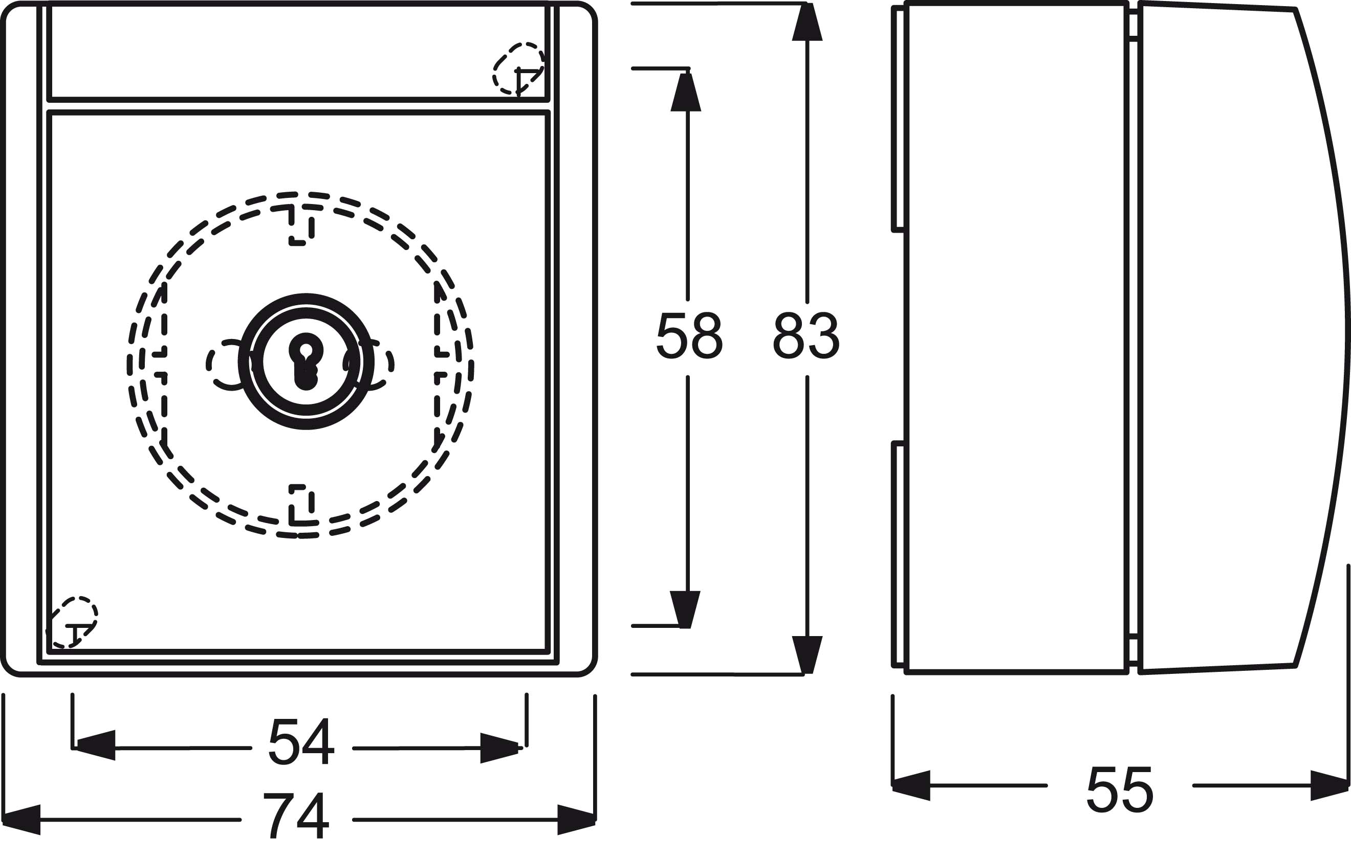 Busch-Jaeger Steckdose aufputz 20/20 EWSL-54