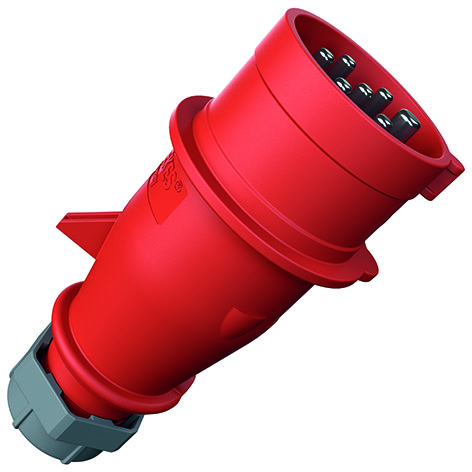 Mennekes Stecker AM-TOP HW/VN 32A,7p,6h,400V,IP44 744