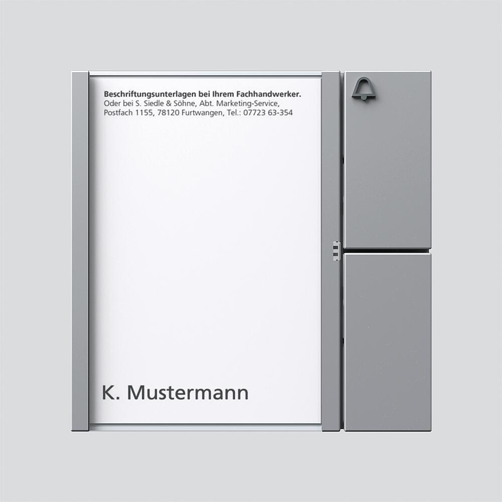 Siedle&Söhne Tasten-Modul si/met TM 612-1 SM