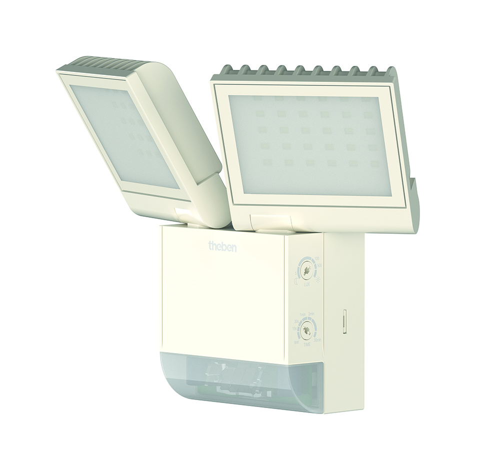 Theben LED-Außenwandleuchte theLeda S17-100, weiß, Sensor günstig online kaufen