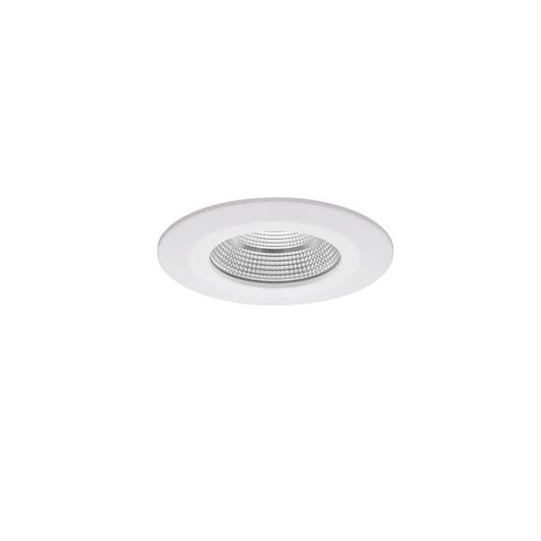 Brumberg recessed LED downlight, DALI dimmable, white, round - 41552074