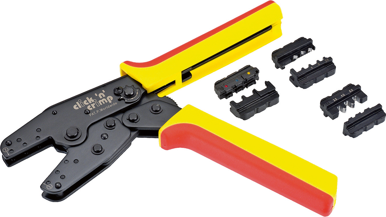 Cimco Werkzeuge Crimpzange Solar 3 Einsätze 106052