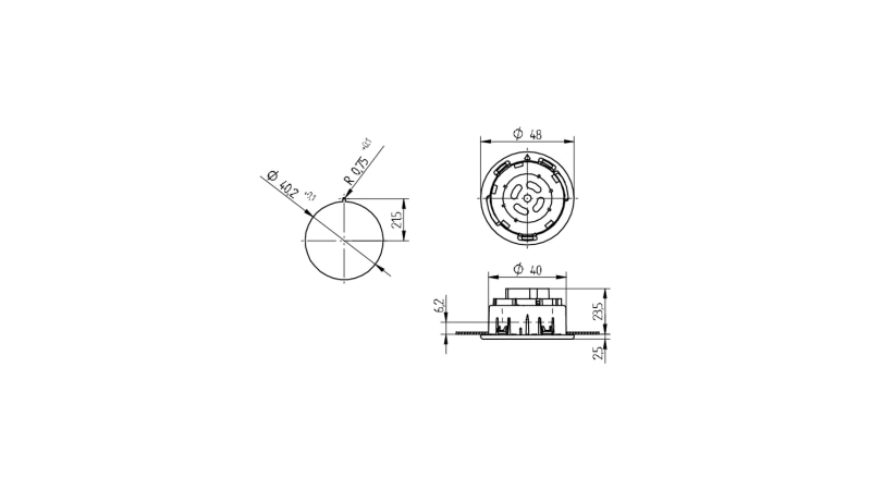 BJB Lampenfassung GR14q für CFL 26.738.1002.50