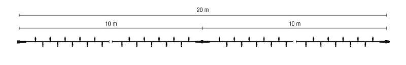 Scharnberger+Hasenbein LED-Lichterkette 20m 230V Out weiß 58233