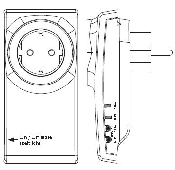 PEHA Light Management EnOcean Easyclickpro Receiver SCHUKO-Socket - 364576