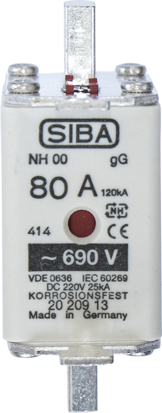 Siba NH-Sicherungseinsatz 63A NH00 gG 690V 2020913.63