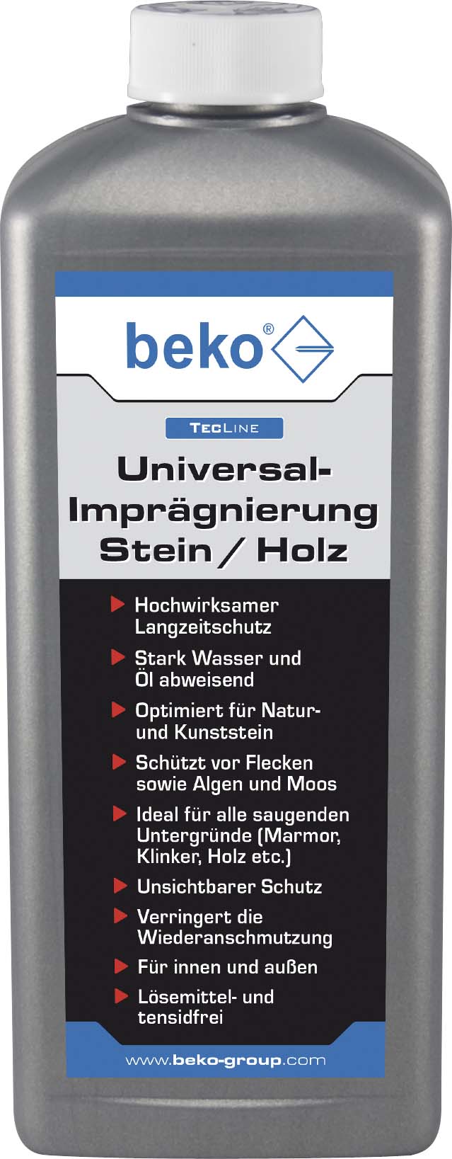 Beko TecLine Uni.-Imprägnierung Stein/Holz, 1000ml 299 11 1000 - 299111000