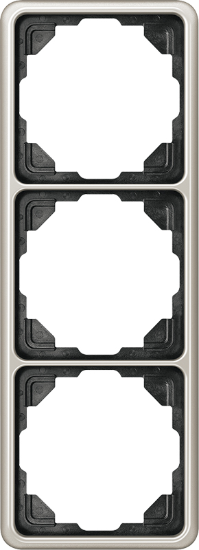 Jung Rahmen 3-fach pla waage/senkrecht CD 583 PT günstig online kaufen