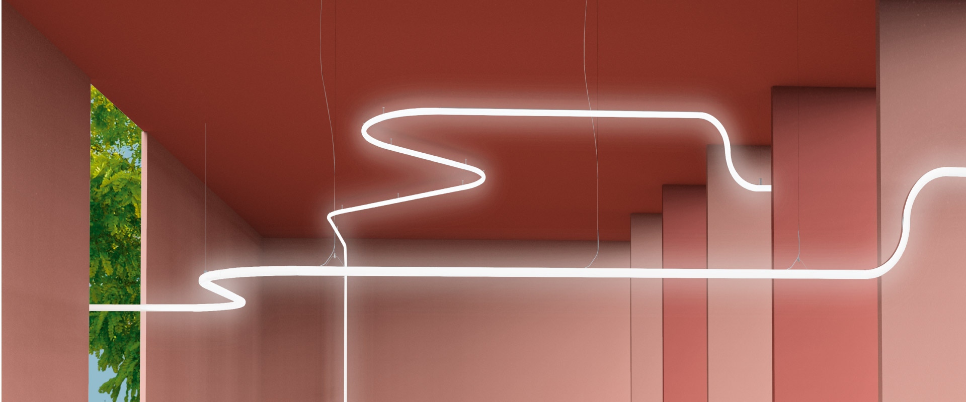 Artemide LED Light system ALPHABET OF LIGHT AoL SYSTEM S LIN.120 MAST. TERM. 3500K