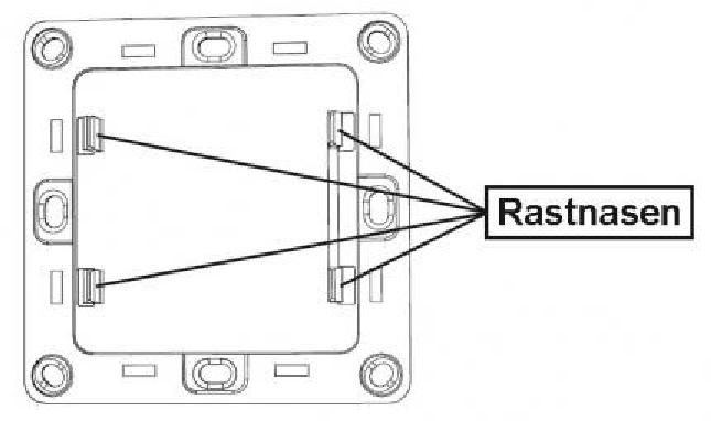 PEHA Lichtmanagement Easyclick EnOcean Wandsender AURA 4-Kanal AUS/EIN Weiß