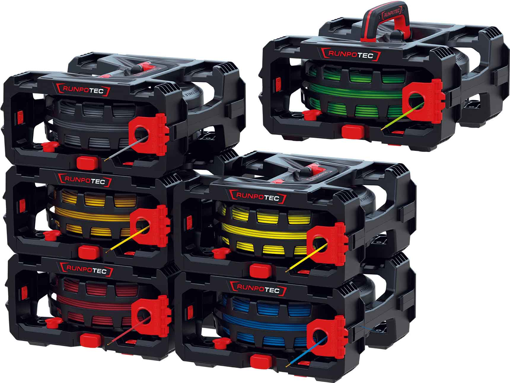 Runpotec CB 260 Cable Box - 6er Set (6 Boxen) 10217