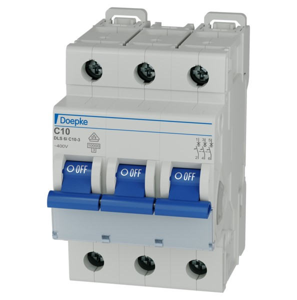 Doepke Leitungsschutzschalter DLS 6I C10-3 10KA