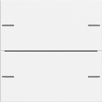 Gira Wippenset 2-fach Tastsensor ReinweiÃŸ 575227