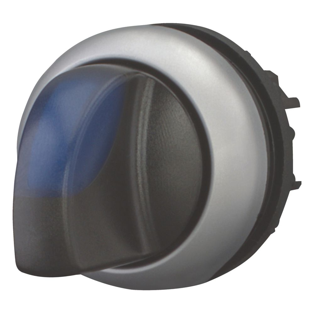 Eaton Leuchtwahltaste m.Knebelg. 3 Stell.,blau M22-WRLK3-B