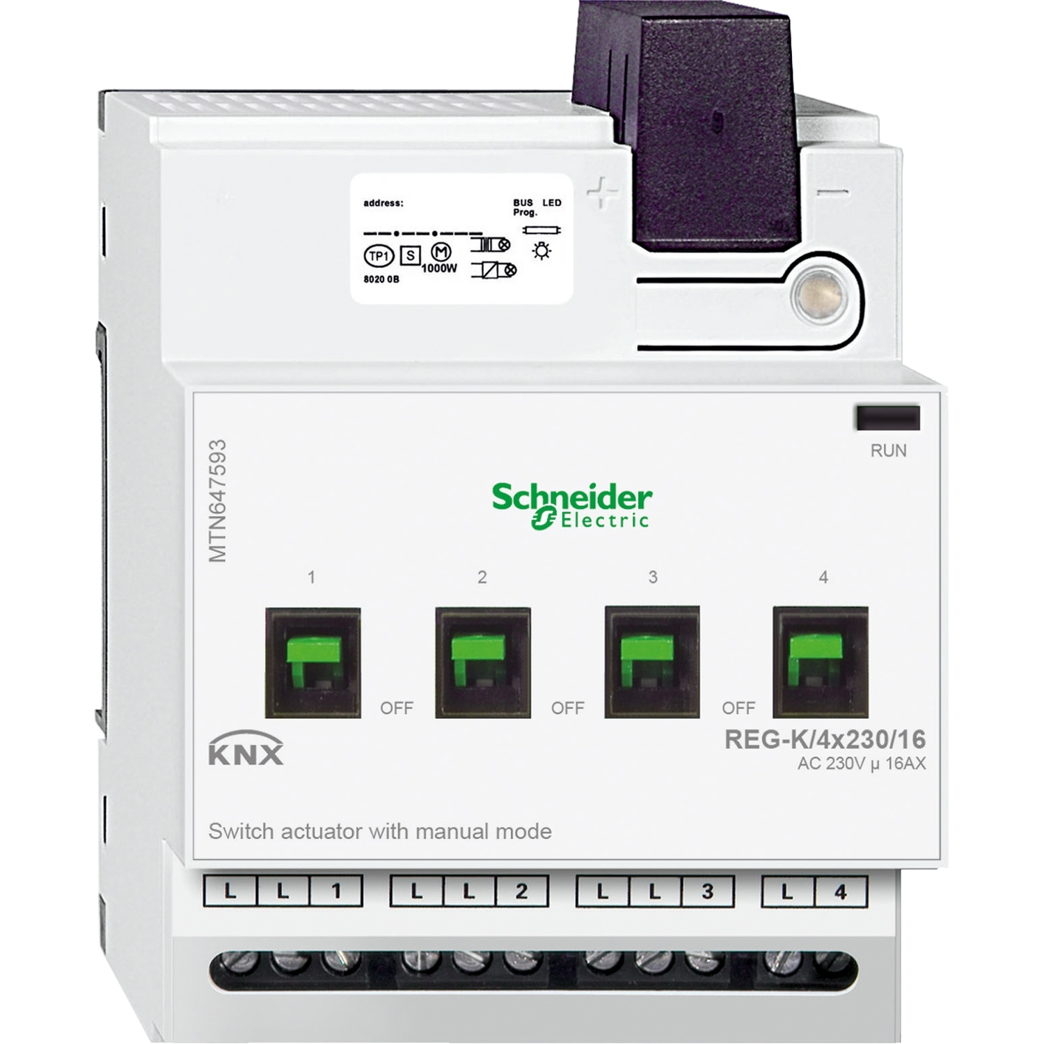 Schneider Electric Schaltaktor REG-K/4x230/16 MTN647593