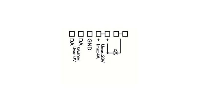 Lunatone Light Management LED-Dimmer DALI 1Ch LED Dimmer 4A CV