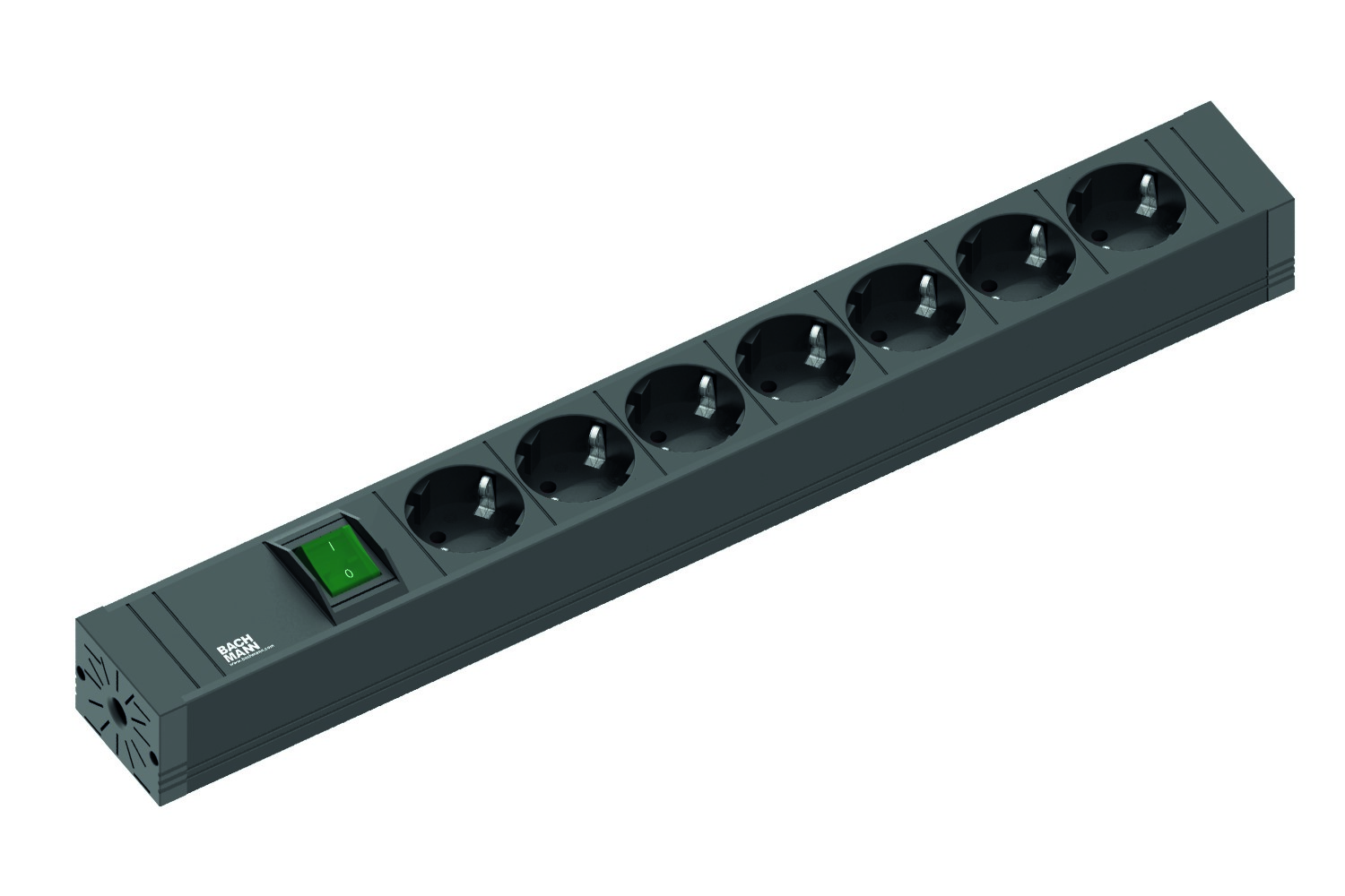 Bachmann Steckdosenleiste 7xSchutzk mit Schalter 2m 420.0014 günstig online kaufen