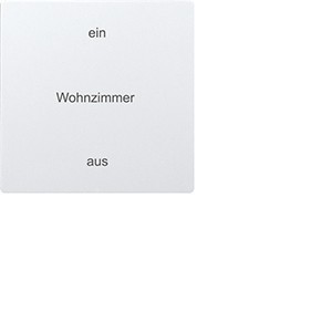 Eltako Wippe lasergraviert reinweiß glänzend W-F2T55E-wg#30055966 - 30055966