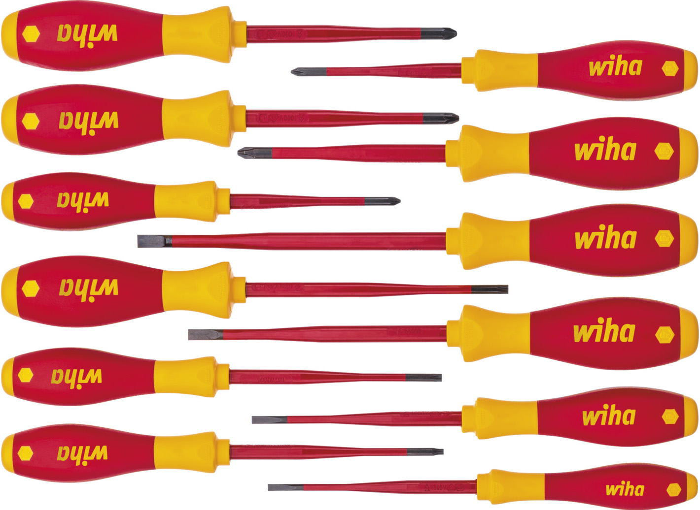 Wiha Schraubendrehersatz SoftFinish 3201SF K12 S.12tlg