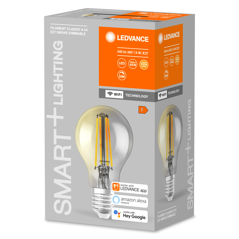 Ledvance LED-Leuchtmittel SMART+ WiFi Filament Classic Dimmable 44  6 W/2500 K E27 