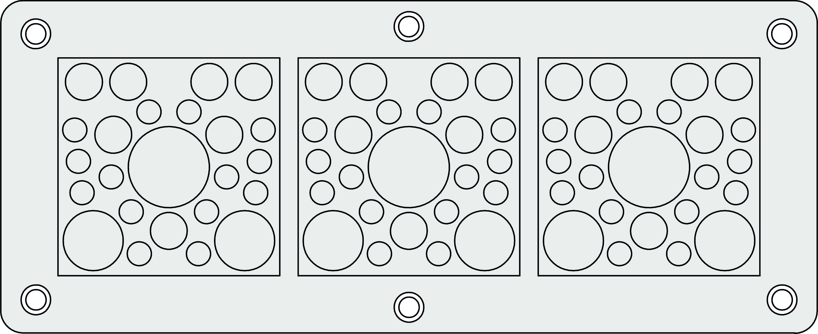 Icotek Kabeldruchführungsplatte KEL-DPZ-KL 72 grau - 43675001 Icotek Kabeldruchführungsplatte KEL-DPZ-KL 72 grau - 43675001