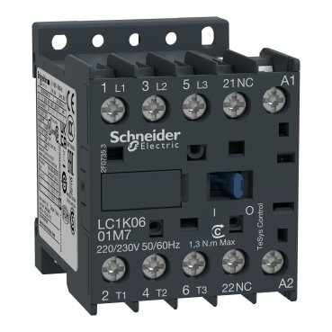 Schneider Electric Schütz 9A 24V 50/60HZ LC1K0901B7
