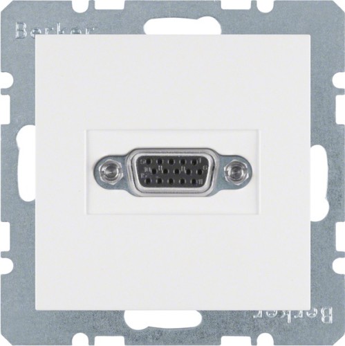 Berker Steckdose VGA polarweiß glänzend 3315408989 - 3315408989 günstig online kaufen
