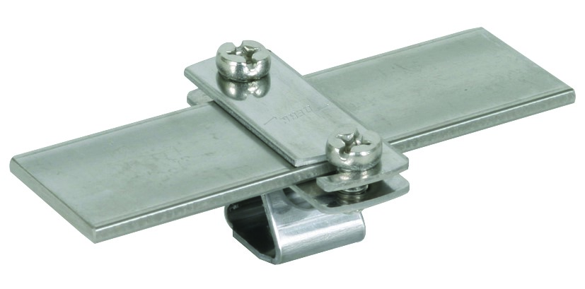DEHN Leitungshalter NIRO, FL30/Rd6 mm FBH ZS 30 M8 V2A