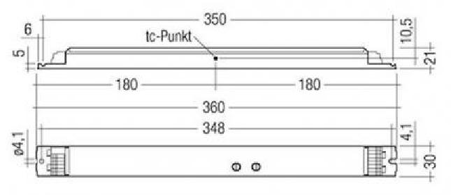 Tridonic LED-Driver EM powerLED BASIC FX 104 LP 80W 200V