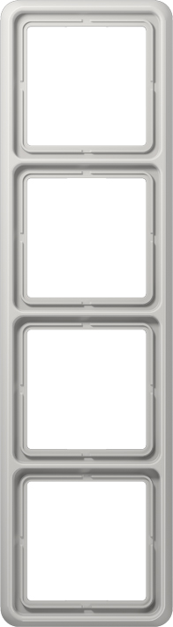 Jung Rahmen 4-fach lgr waage/senkrecht CD 584 LG günstig online kaufen