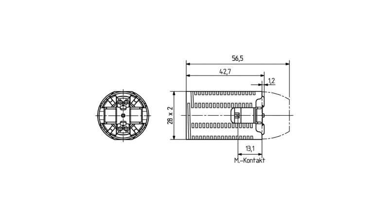 BJB Lampholder E14 for incandescent lamps 22.223.3901.50