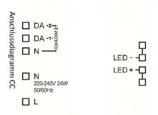 Lunatone Stromversorgung 700mA DALI LED CC DT6