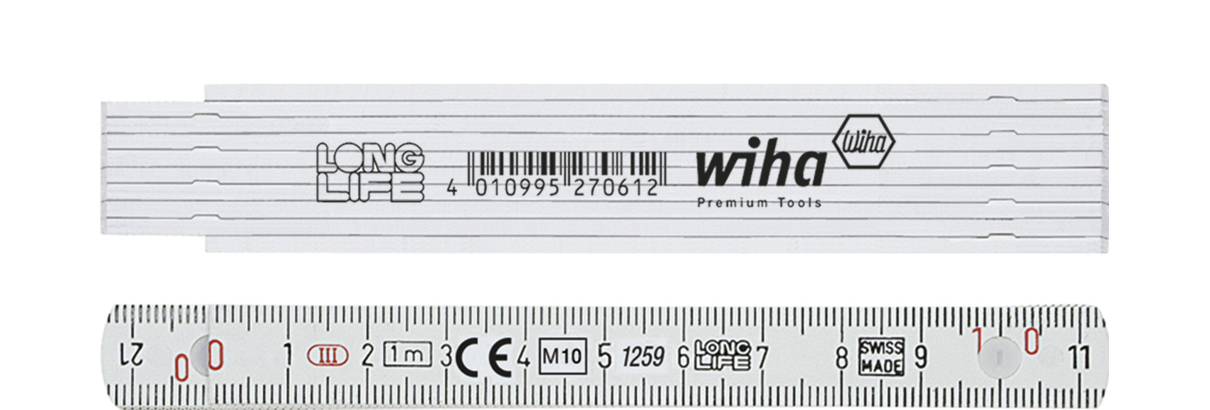 Wiha Gliedermaßstab 1m, metr. 10 Glieder 41010002