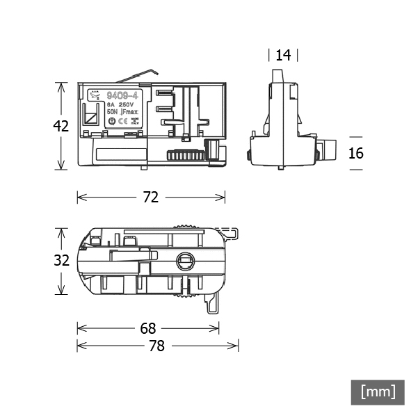 LTS Licht&Leuchten 3-Phasen Adapter M10 weiss ST-Z LA30M10 #662670