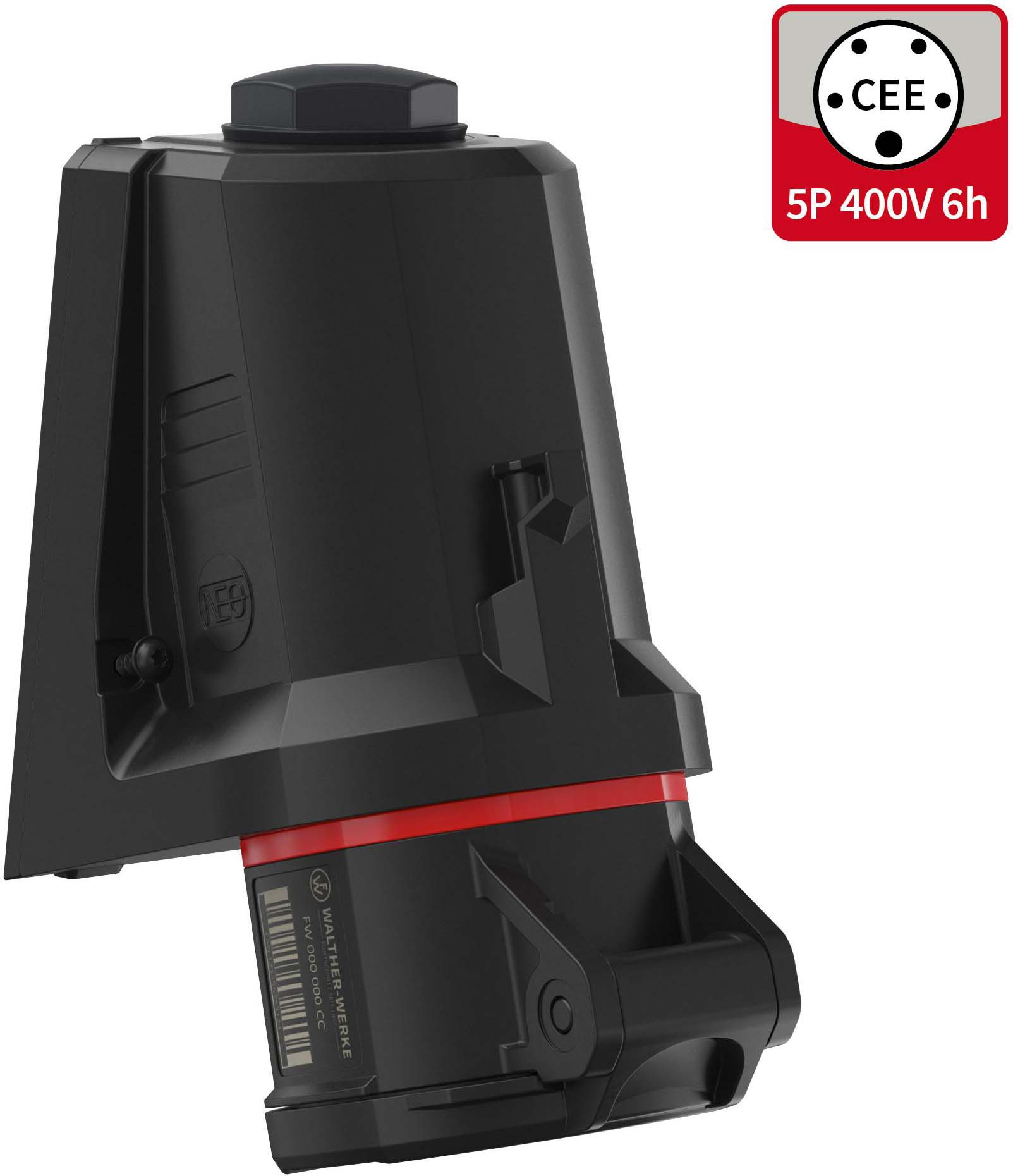 Walther Werke CEE NEO Wandsteckdose 16A 5P 6h IP54 FW110506SK