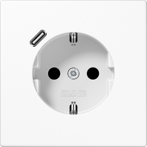 Jung SCHUKO Steckdose mit USB Typ C LS 1520-18 WW - LS1520-18CWW günstig online kaufen