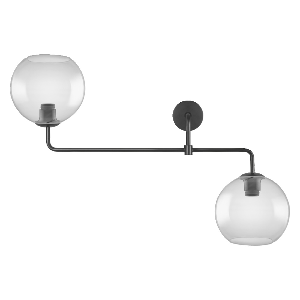 Ledvance LED ceiling luminaire Vintage 1906 Globe DOUBLE 800x270x500 Glass Smoke