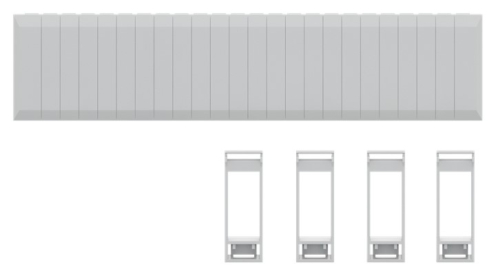 Striebel&John Verschlußstreifen f.12Einheit verrieg. ZA235