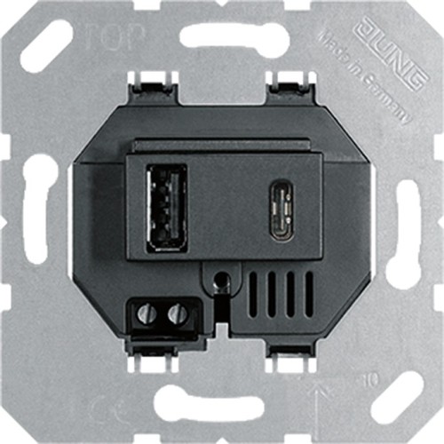 Jung USB-Ladegerät USB 15 CA SW - USB15CASW