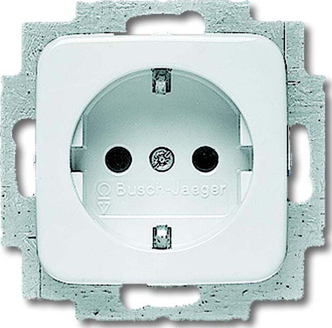 Busch-Jaeger Steckdosen-Einsatz aws m.Steckanschluss 20 EUC-214 - 2CKA00201 günstig online kaufen