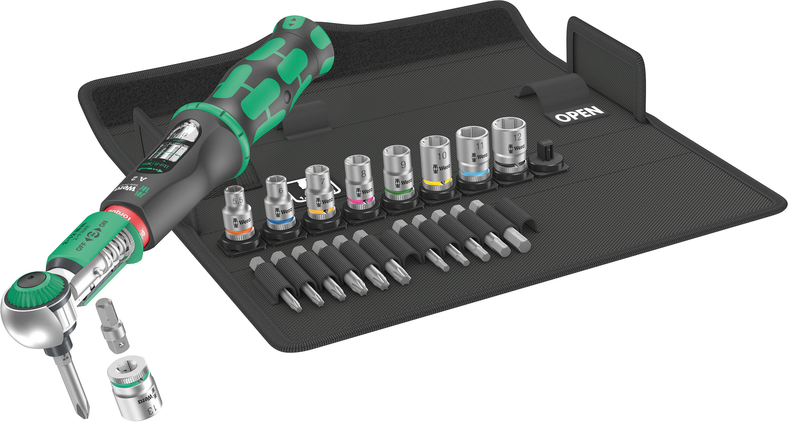 Wera Werk Drehmomentschlüssel m.Überrutschmechanik Safe-Torque A 2 Set1