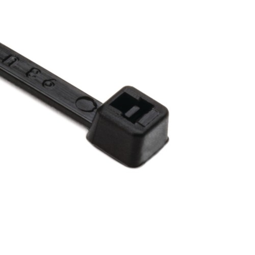 HellermannTyton Kabelbinder C1 T18R-W-BK #111-01914 - 111-01914