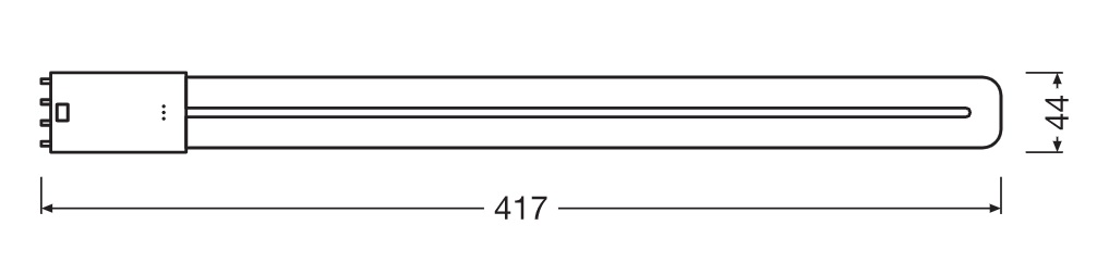 Ledvance LED-Leuchtmittel Osram DULUX L LED HF & AC Mains 18 W/4000 K – Ersatz für KLLni 36 W