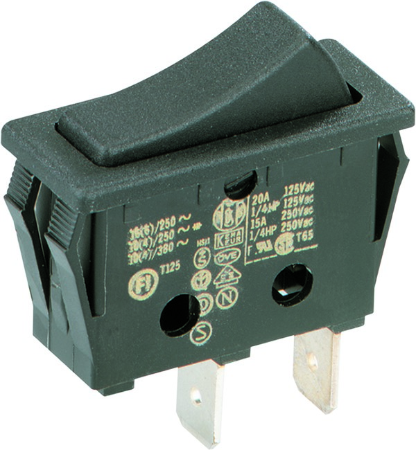 Bachmann EB-Wippenschalter sw,16(8)A250V 1p. 924.091