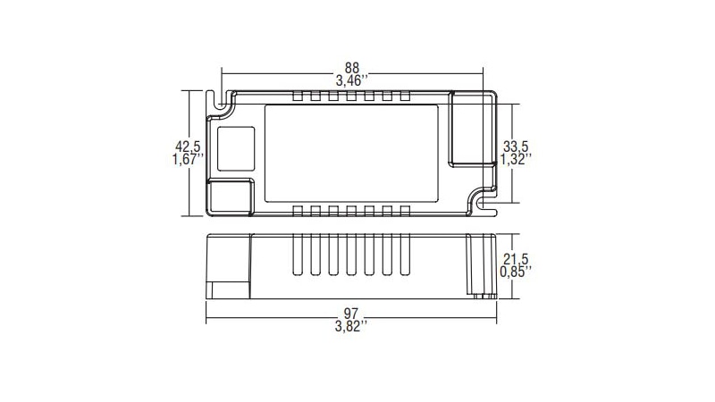 TCI LED-Treiber PRO FLAT DALI BI