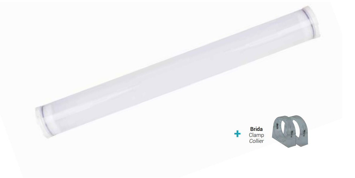 Airfal LED waterproof luminaire ORION IP67 600 mm 16 Watt 2670 lm 4000 K – OR124