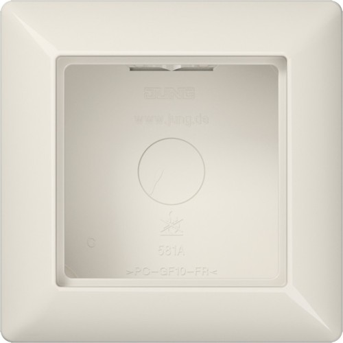 Jung AP-Kappe 1-fach ws angeformter Rahmen AS 581 A W - AS581AW