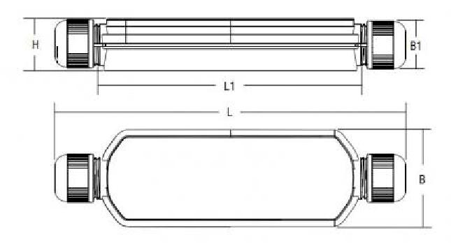 TCI FL-EVG BCC 126 IP54 - 137969IP26MM