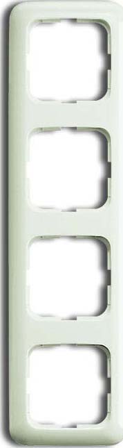 Busch-Jaeger Rahmen 4-fach weiß, senk.+ waage. 2514-212 - 2CKA001725A0571 günstig online kaufen