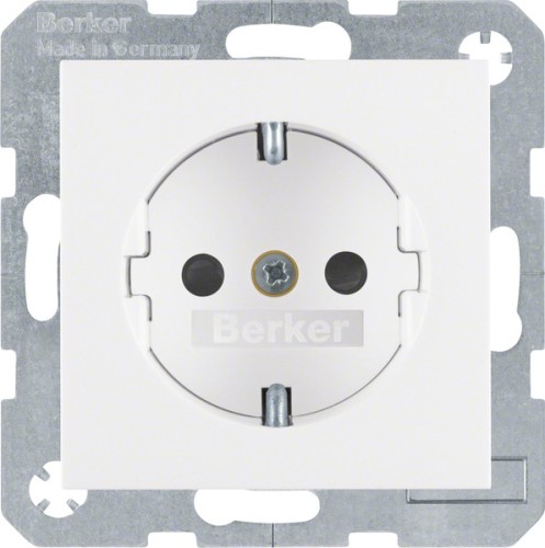 Berker SCHUKO-Steckdose pws/gl 41238989 - 41238989 günstig online kaufen